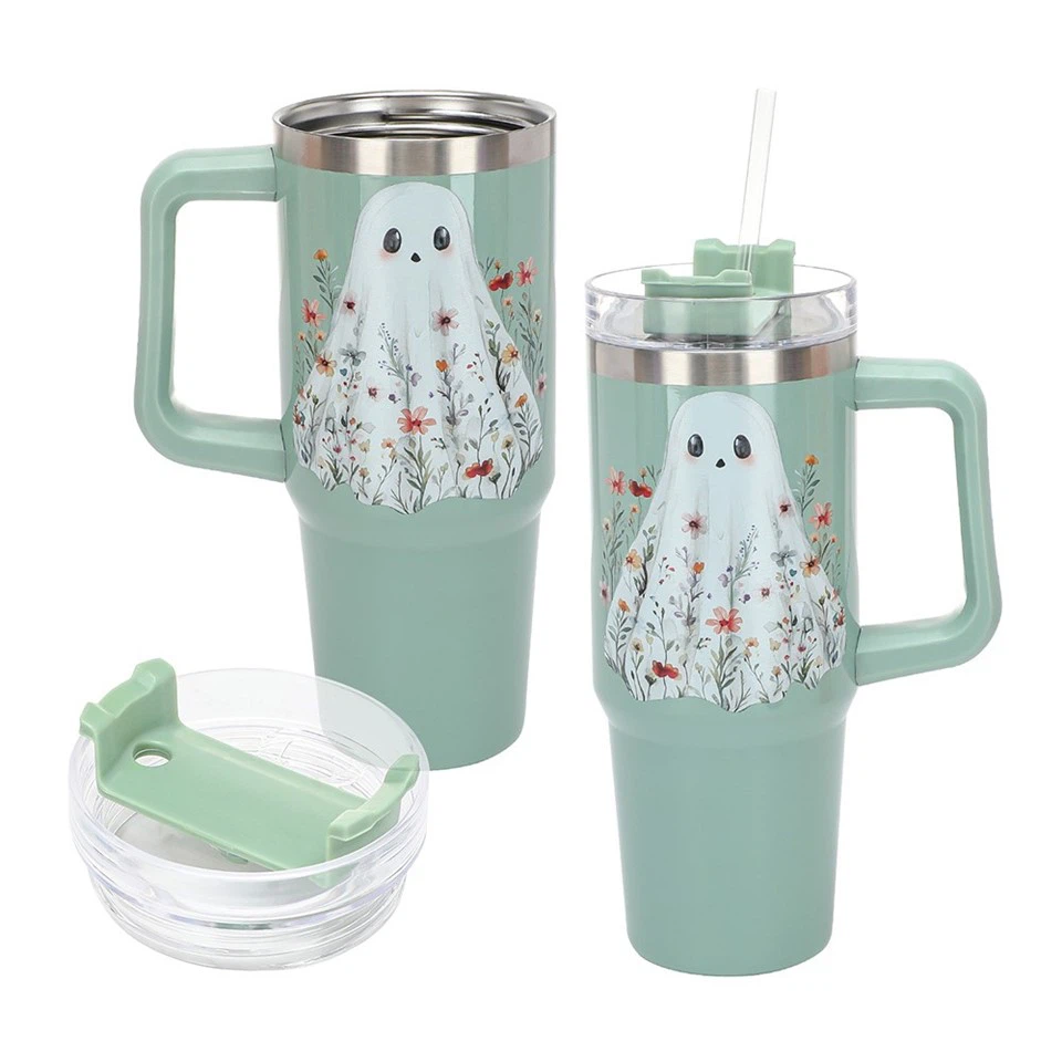 Large Tumbler With Straw